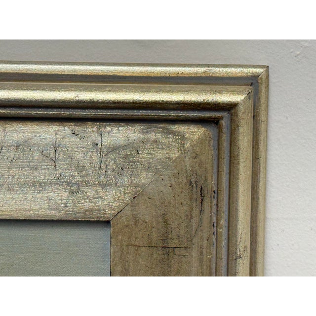T. Silver Vintage European Village Oil Painting, Signed For Sale - Image 4 of 12