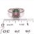 Watermelon Tourmaline Diamond Ring 14k Gold 1.82 TCW Certified, Size 7 For Sale - Image 11 of 11