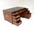 Antique Leather Top Military Campaign Partners Desk, 1950 For Sale - Image 6 of 11