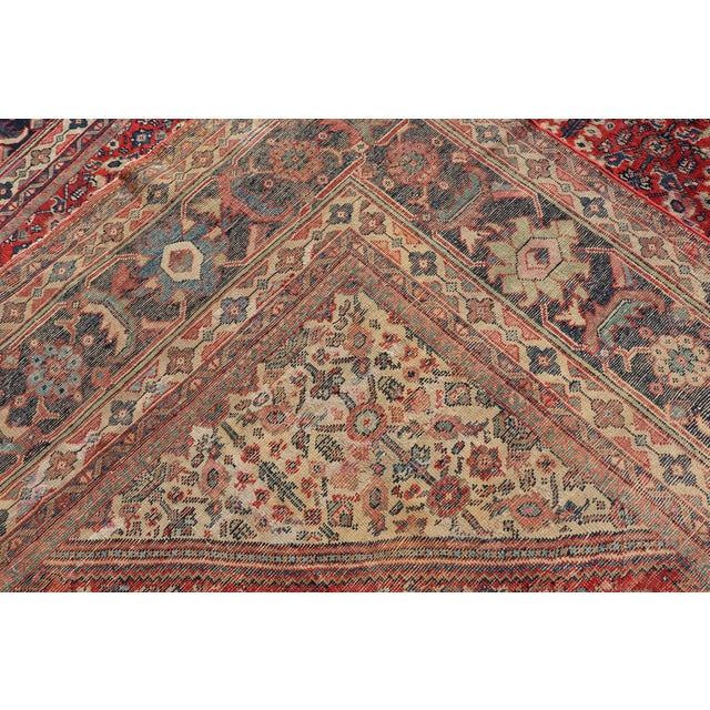 Antique Persian Sultanabad Large Gallery Rug With Sub-Geometric Motifs For Sale - Image 16 of 16
