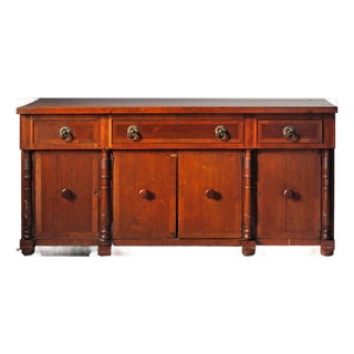 Antique American Sideboard - Sheraton Style For Sale
