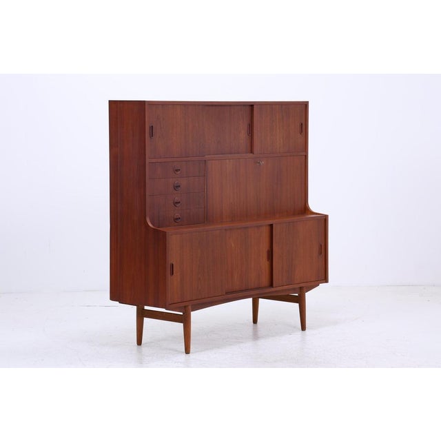 Vintage Teak Highboard, 1960s For Sale - Image 9 of 11