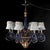 Vintage French Louis XIV Style Figural Cherub Gilt & Ebonized Chandelier C1940 For Sale - Image 12 of 18