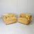 Confidential Lounge Chairs in Ochre Suede by Alberto Rosselli for Saporiti, 1970s, Set of 2 For Sale - Image 9 of 12