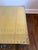 Glass Vintage Sarreid Ltd. Handcrafted in Spain Brass-Clad Campaign Coffee Table With Two Drawers and Glass Top For Sale - Image 7 of 12