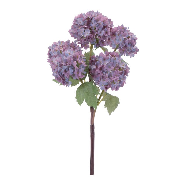 Brighten up your home with the Hydrangea Floral Spray Set. Featuring vibrant purple hydrangea blooms and delicate green...