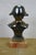 Late 20th Century Cast Spelter Metal Bust of Napoleon Library Statue Paperweight Marble Base 7" For Sale - Image 5 of 12