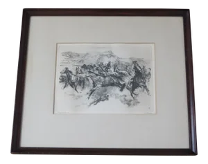 Early 20th Century Antique R.H.Palenske Original Etching