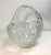 Glass Large Vintage Hand Cut Clear Crystal Glass Flower Basket Centerpiece Bowl For Sale - Image 7 of 13
