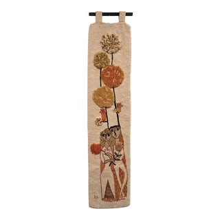1960s Evelyn Ackerman Hand-Woven Wool Tapestry the Wedding For Sale
