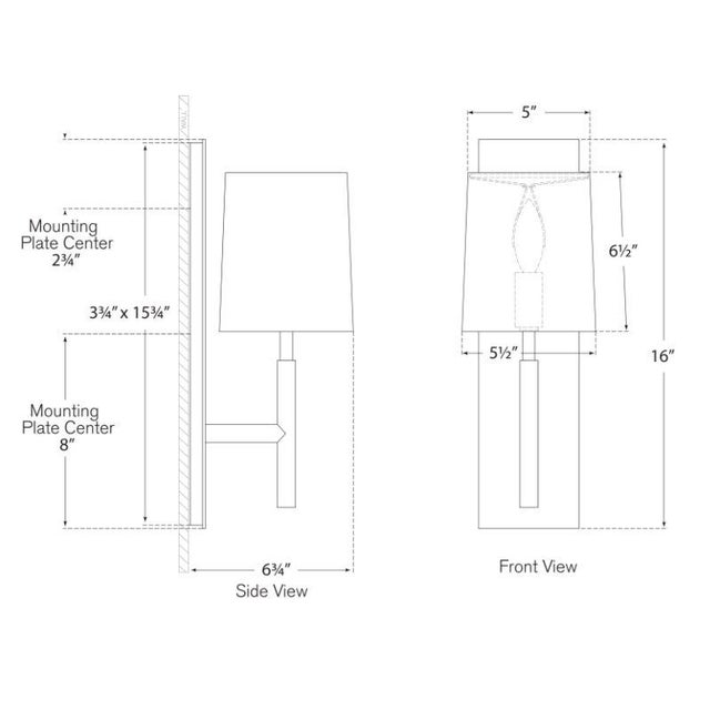 2020s Barbara Barry for Visual Comfort Signature Clarion Medium Sconce in Soft Brass with Linen Shade For Sale - Image 5 of 5