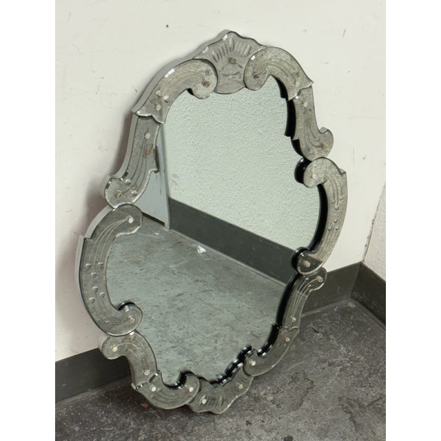 Restoration Hardware Restoration Hardware Venetian Style Wall Mirror For Sale - Image 4 of 12