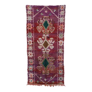 Moroccan Handknotted Rug - 4'3" X 8'8" Ft For Sale