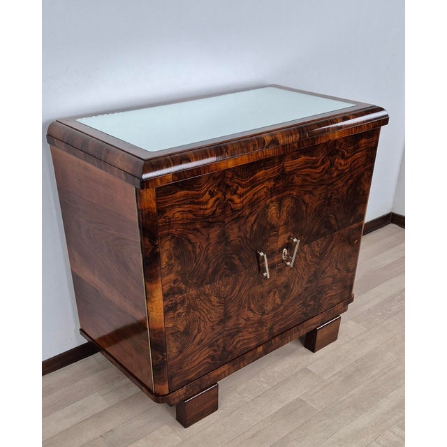 Brown Vintage Art Deco Sideboard, 1930 For Sale - Image 8 of 18