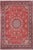 Shabby Chic Persian Rust/Blue Wool Rug - 9'9'' X 13'0'' For Sale - Image 10 of 10