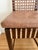Vintage Woven Leather and Wood Counter Stool For Sale - Image 16 of 16