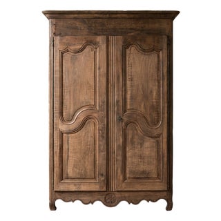 19th Century Antique French Louis XV Armoire For Sale