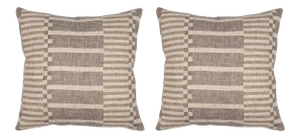 Kingston Graphite 22x22 Pillow, A Pair