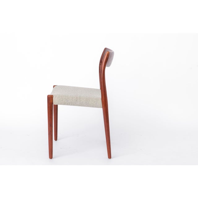 Wood Mid-Century Danish Model 77 Dining Chairs in Teak by Niels Otto (N. O.) Møller for J.L. Møllers, 1959, Set of 4 For Sale - Image 7 of 10