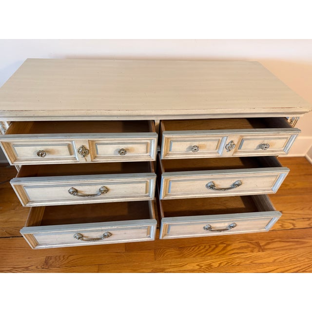 Dixie Furniture French Country Vintage Dresser For Sale - Image 9 of 9