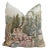 19th C. European Louis XIV Countryside Tapestry Pillow/Feather Down Insert/22" X 22" For Sale