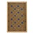 Gold Lattice Cotton Suzani With Blue Diamond Motifs For Sale