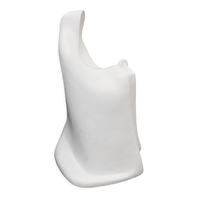 Modern Richard Kozlow - Joseph, 1996 White Cast Resin Modern Sculpture 44" X 30" X 26.5 For Sale - Image 3 of 9