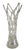 Mid-Century Modern 19 in Tall Art Glass Clear Lattice Vase by Ion Tamaian For Sale - Image 3 of 14