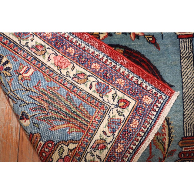 Early 20th Century Mid 20th Century Persian Kashan Rug - 1'3" x 2'6" For Sale - Image 5 of 18