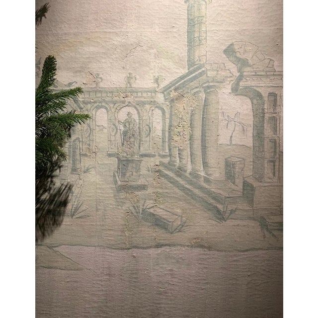 Antique Italian Mural, 1900s For Sale - Image 3 of 11