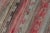 Vintage Turkish Kilim Runner With Pastel Coral, Sage and Blue Stripes For Sale - Image 10 of 10