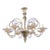 Modern Pink Murano Glass Chandelier With 8 Lights For Sale