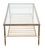 Mid 20th Century French Modern Cocktail or Coffee Low Table of Brass and Glass For Sale - Image 5 of 10