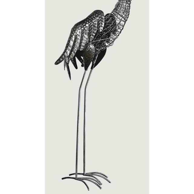 Contemporary Bob Paulson, Heron Sculpture, 2020, Metal For Sale - Image 3 of 4