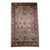 Vintage Persian Kerman Lavar Rug, Hand-Knotted Wool, Floral Pattern, Ivory & Blue, 3x5 For Sale