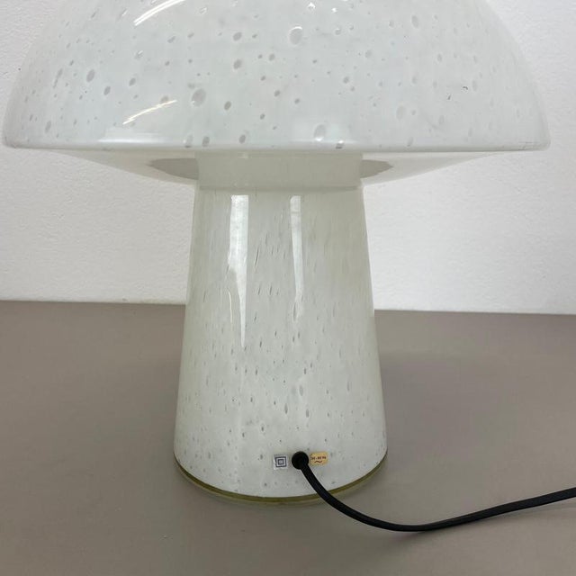 Large Glass UFO Table Light from Glashütte Limburg, Germany, 1970s For Sale - Image 11 of 18
