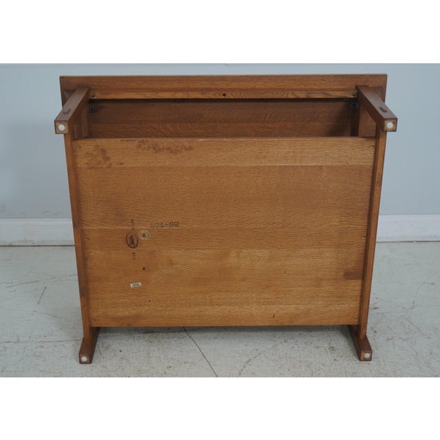 Stickley Mission Arts & Crafts Oak Coffee Table For Sale - Image 11 of 12