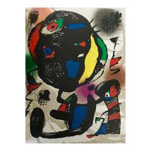 Joan Miro Original Lithograph V4-5 Mourlot 1981