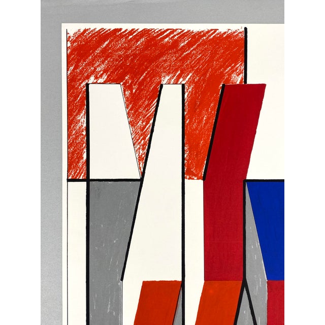 Otto Herbert Hajek, Composition, Color Screen Print, 1985 For Sale - Image 4 of 16