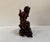 Wood Antique Chinese Wood Carved Fisherman Statue For Sale - Image 7 of 10