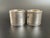 Late 19th Century Set of 2 Aesthetic Movement Nickel Silver Napkin Rings, Monogrammed For Sale - Image 5 of 10