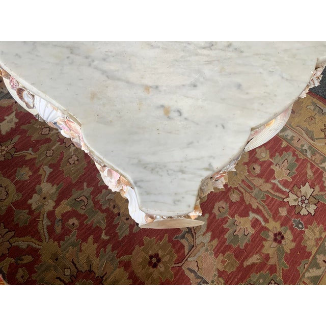 20th Century Shell Encrusted Table For Sale - Image 14 of 15