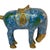 Metal Chinese Cloisonné Grazing Horse Statue Figurine Vintage For Sale - Image 7 of 11