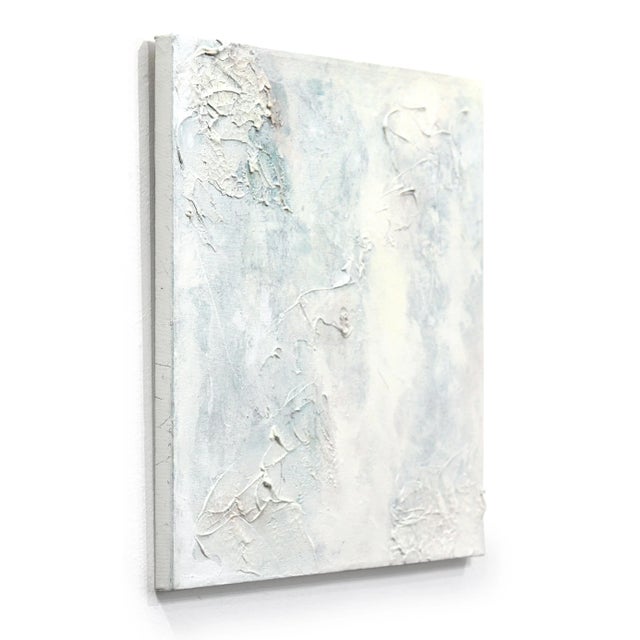 Lapse - Textural Contemporary Abstract Minimalist Painting on Canvas Original Artwork by Le BohemianMuse For Sale In Los Angeles - Image 6 of 9