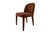 Dining Chair in Brown Chenille. Height 79 cm.Width 59 cm.Depth 57,5 cm.Seat height 46,5 cm. Handmade & Made to order in...