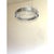 ontemporary polished kromo ring chandelier with hammered clear "Ice" Murano glass with Strip Led. The " ice" element in...
