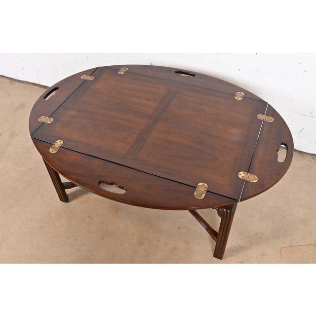 Henredon Mahogany Butler's Coffee Table Chairish