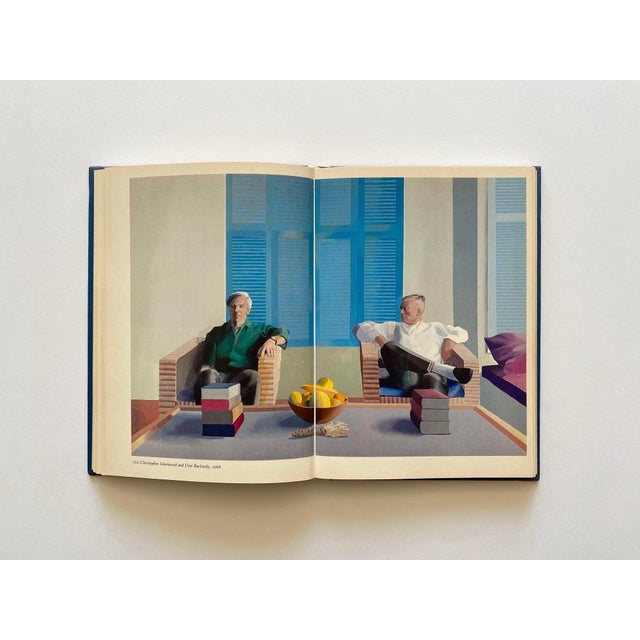 Aqua David Hockney Vintage 1981 First Edition Lithograph Print Hardcover Pop Art Monograph Survey Book For Sale - Image 8 of 18