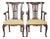 Set of 19th Century Chippendale Design Mahogany Armchairs, 1890 For Sale