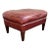 George Smith Run-Up Leather Ottoman For Sale